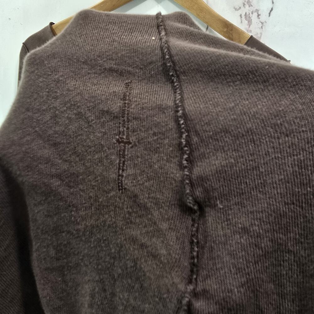 Anthropologie T Shirt Womens Medium Brown Long Sleeve Chocolate Velvet Graham - Picture 10 of 12